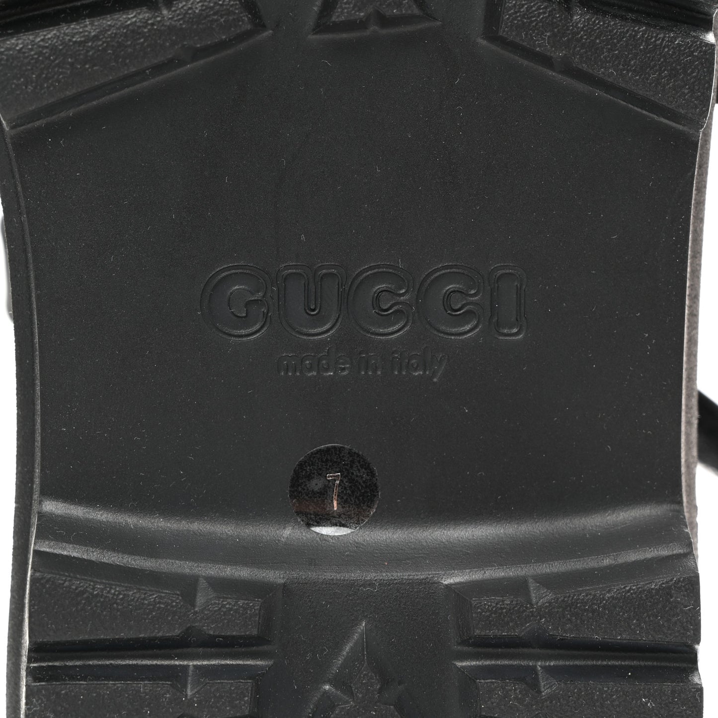 Rubber Honeycomb Mens Sandals 7 Black