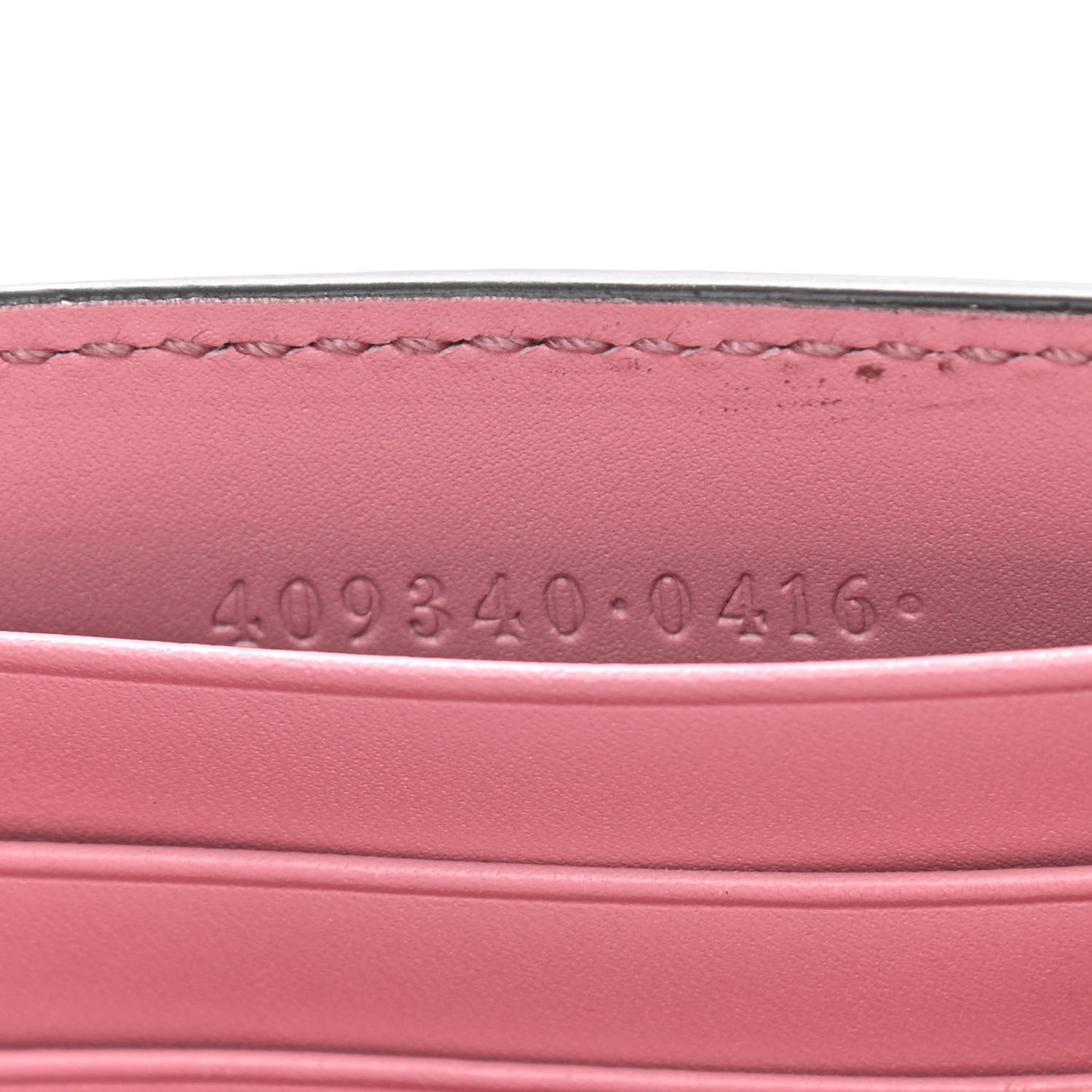 Guccissima Icon Chain Wallet Carmine Rose
