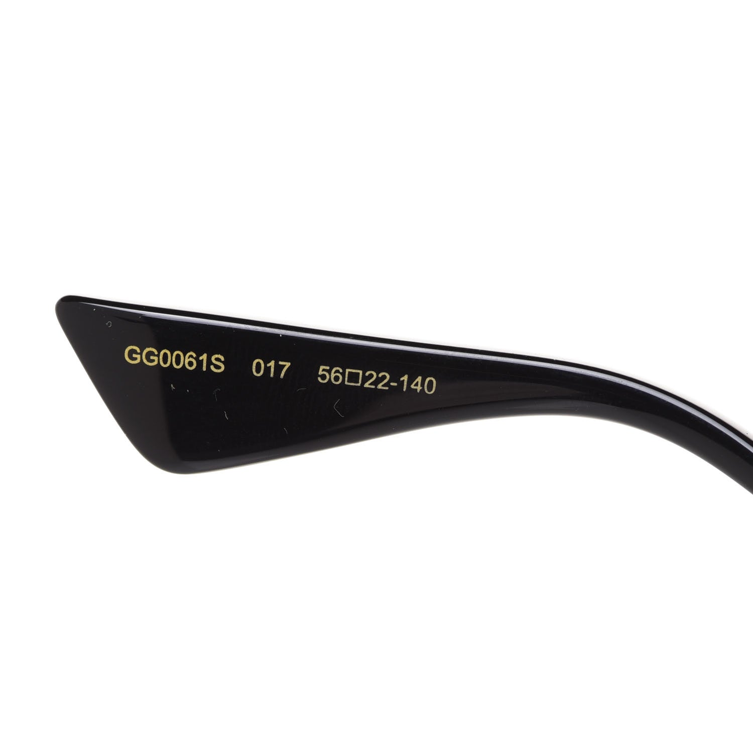 Gucci Round Frame Sunglasses GG0061S Gold Green 5 of 7