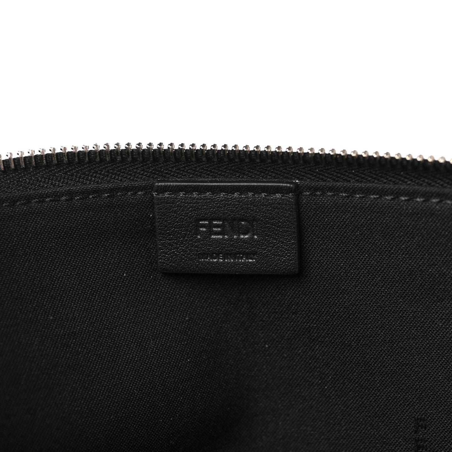 Vitello Dolce Fun Fair Embossed Zip Around Pouch Black Multicolor