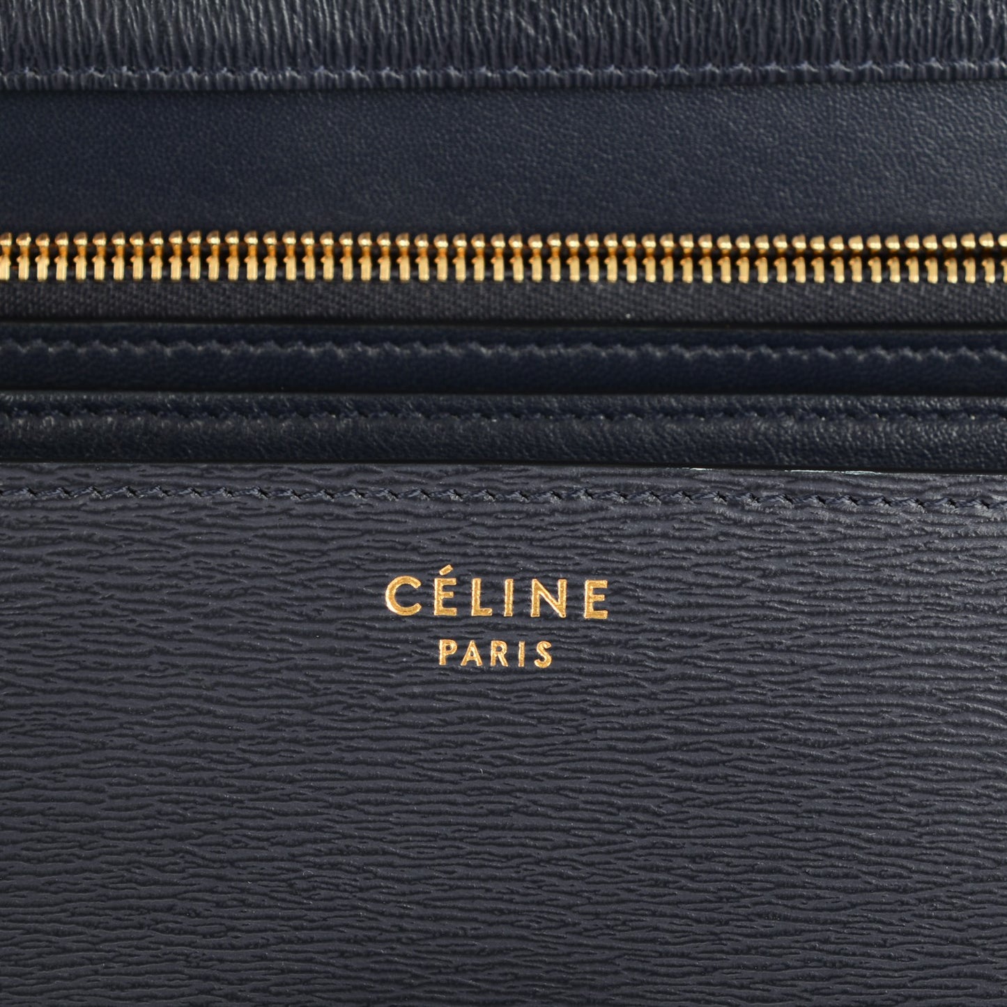 Liege Calfskin Medium Classic Box Flap Bag Dark Blue