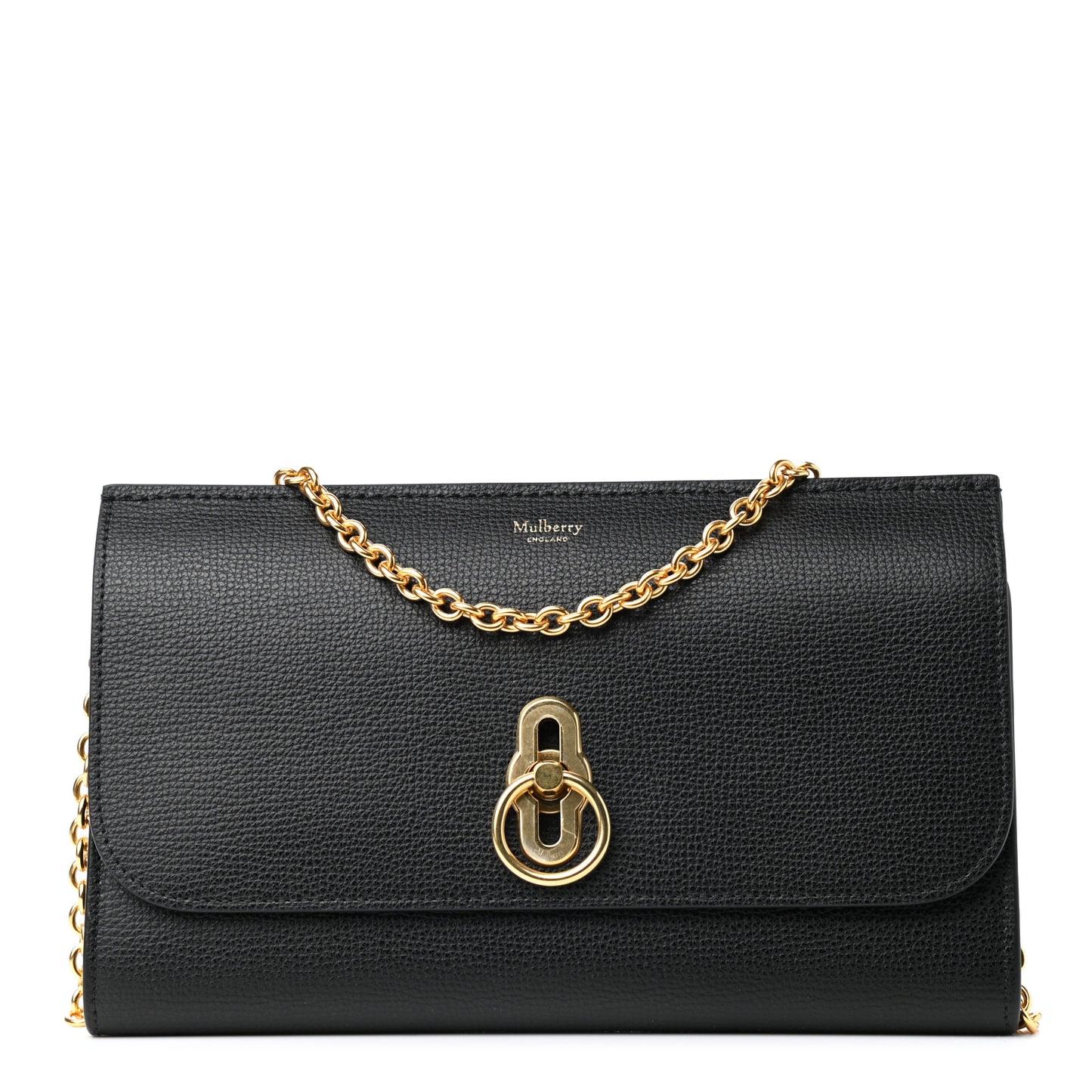 Small Classic Grain Amberley Convertible Clutch Black