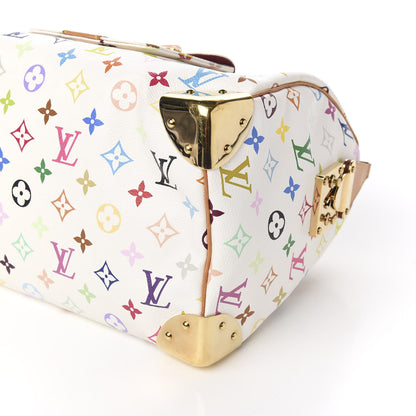 Louis Vuitton Monogram Multicolor Speedy 30 White 9 of 10