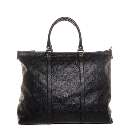Gucci Guccissima Medium Joy Tote Bag Black 1 of 7