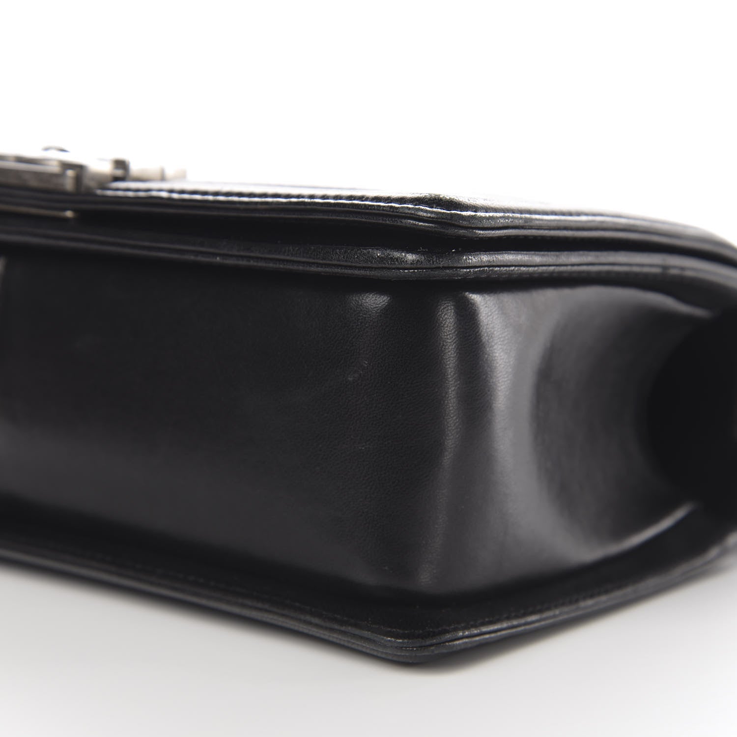Chanel Lambskin Quilted Medium Boy Flap Black 10 of 12