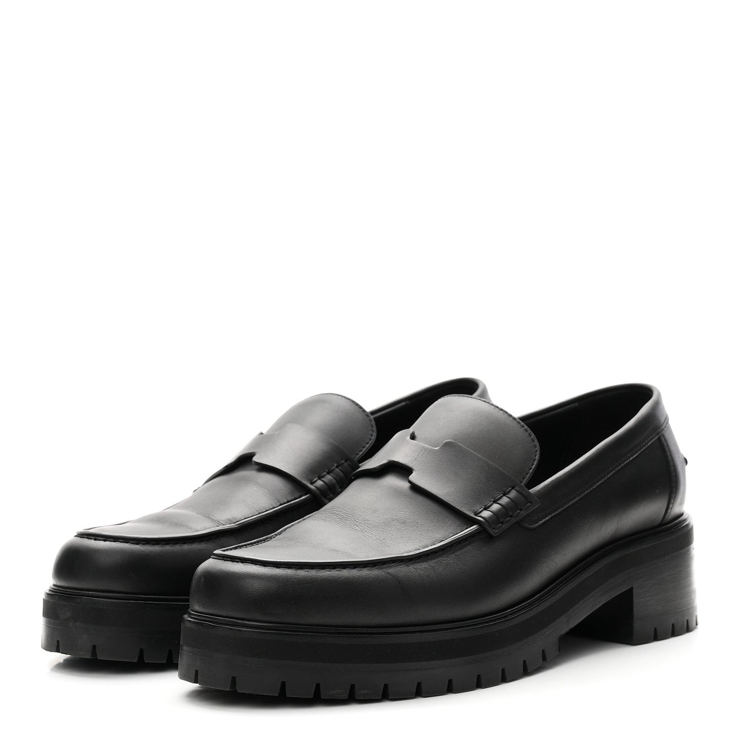 Calfskin Ivy Loafer 41 Black