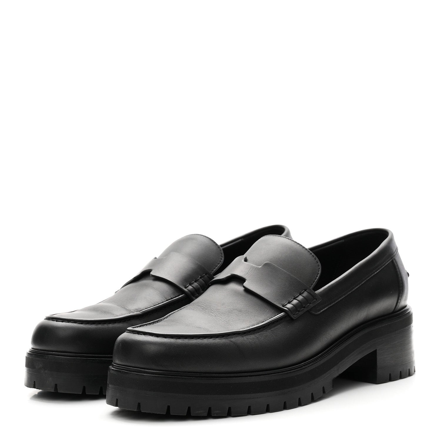 Hermes Calfskin Ivy Loafer 41 Black 4 of 10