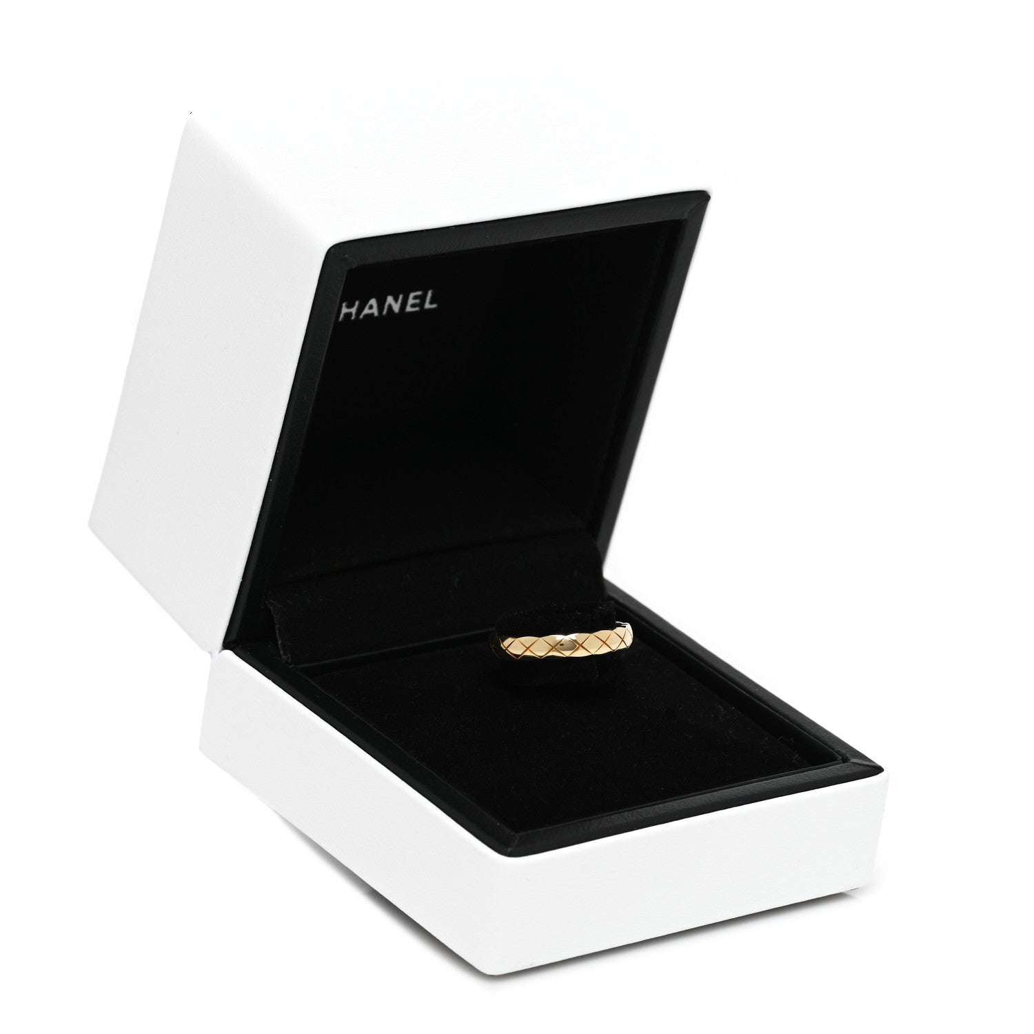 Chanel 18K Yellow Gold Mini Coco Crush Ring 49 4.75 5 of 5