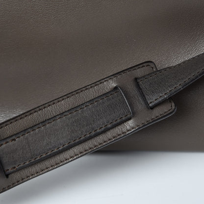 Celine Calfskin Suede Medium Tri-Color Trapeze Taupe 20 of 23