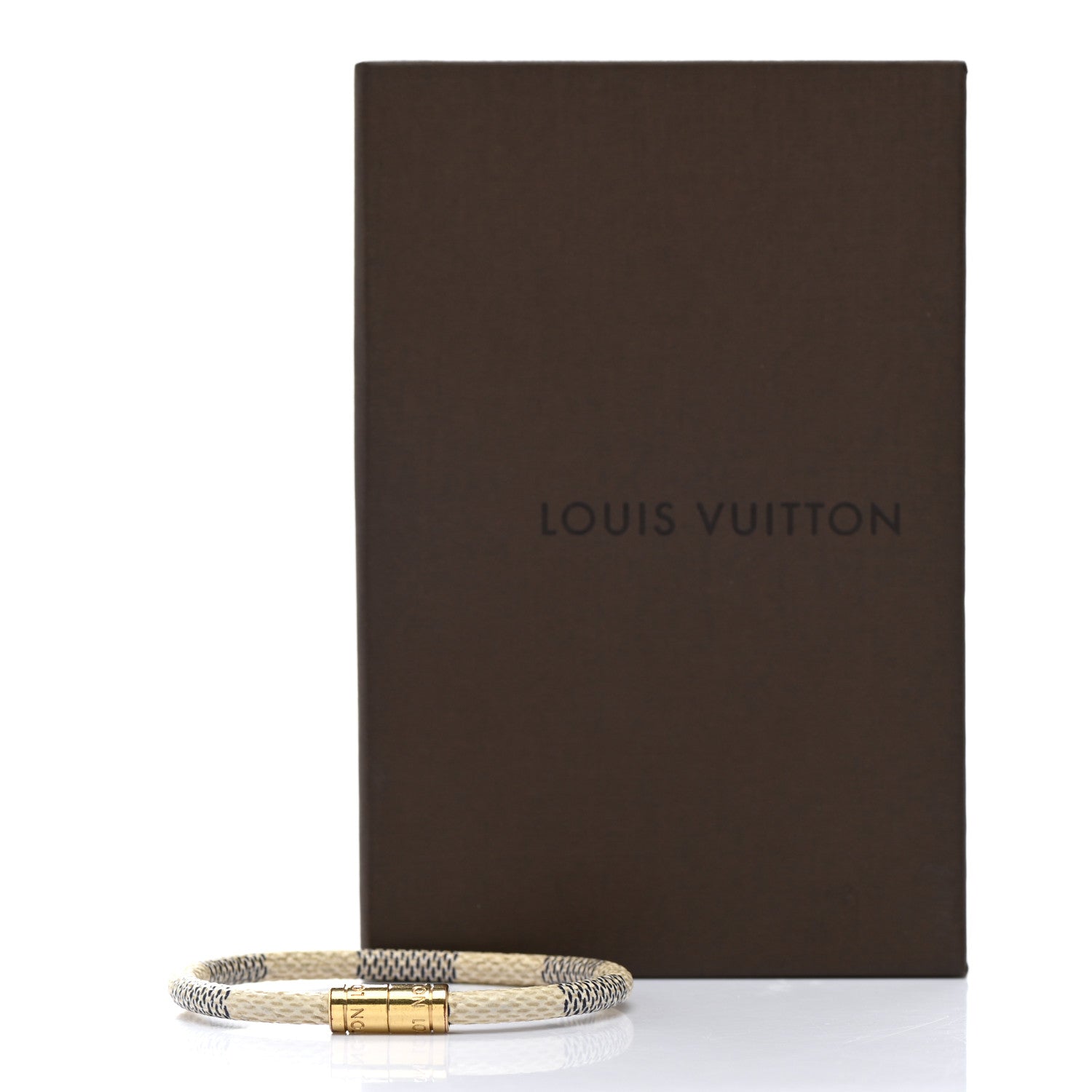 Louis Vuitton Damier Azur Keep It Bracelet 17 6 of 6