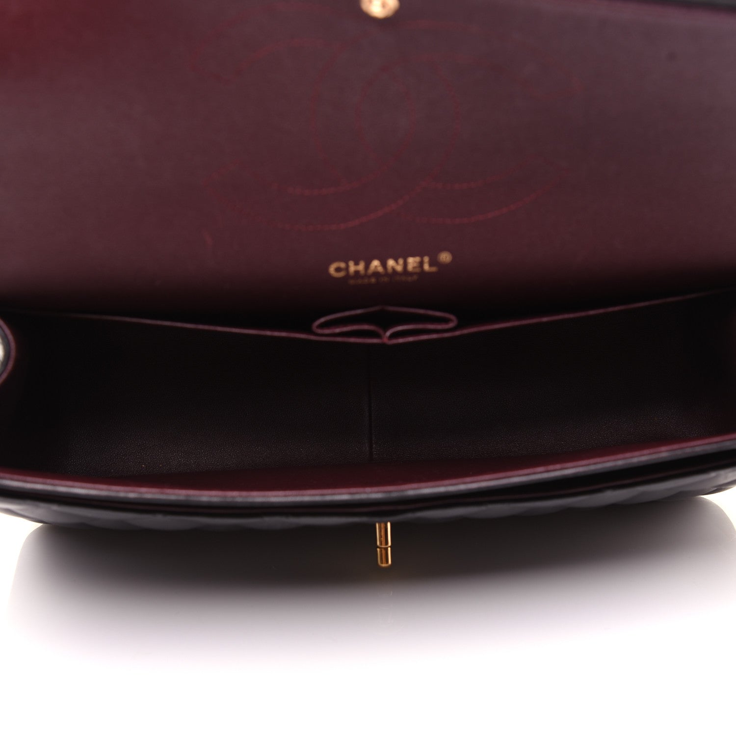 Chanel Lambskin Quilted Jumbo Double Flap Black 5 of 17