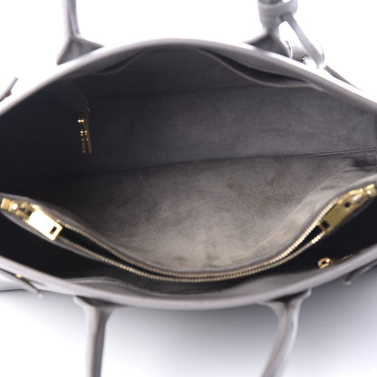 Saint Laurent Calfskin Large Sac De Jour Carryall Grey 5 of 14