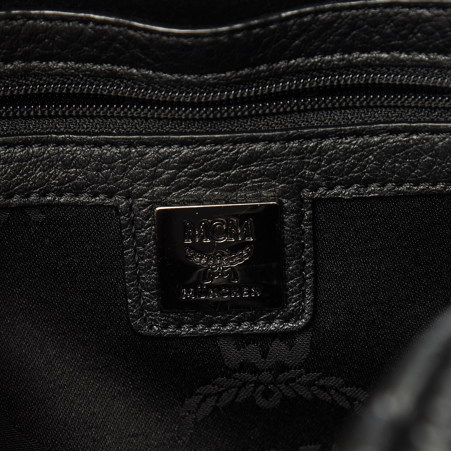MCM Visetos Studded Small Stark Backpack Black 6 of 15