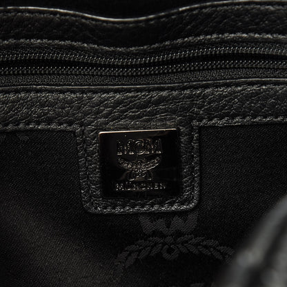 MCM Visetos Studded Small Stark Backpack Black 6 of 15