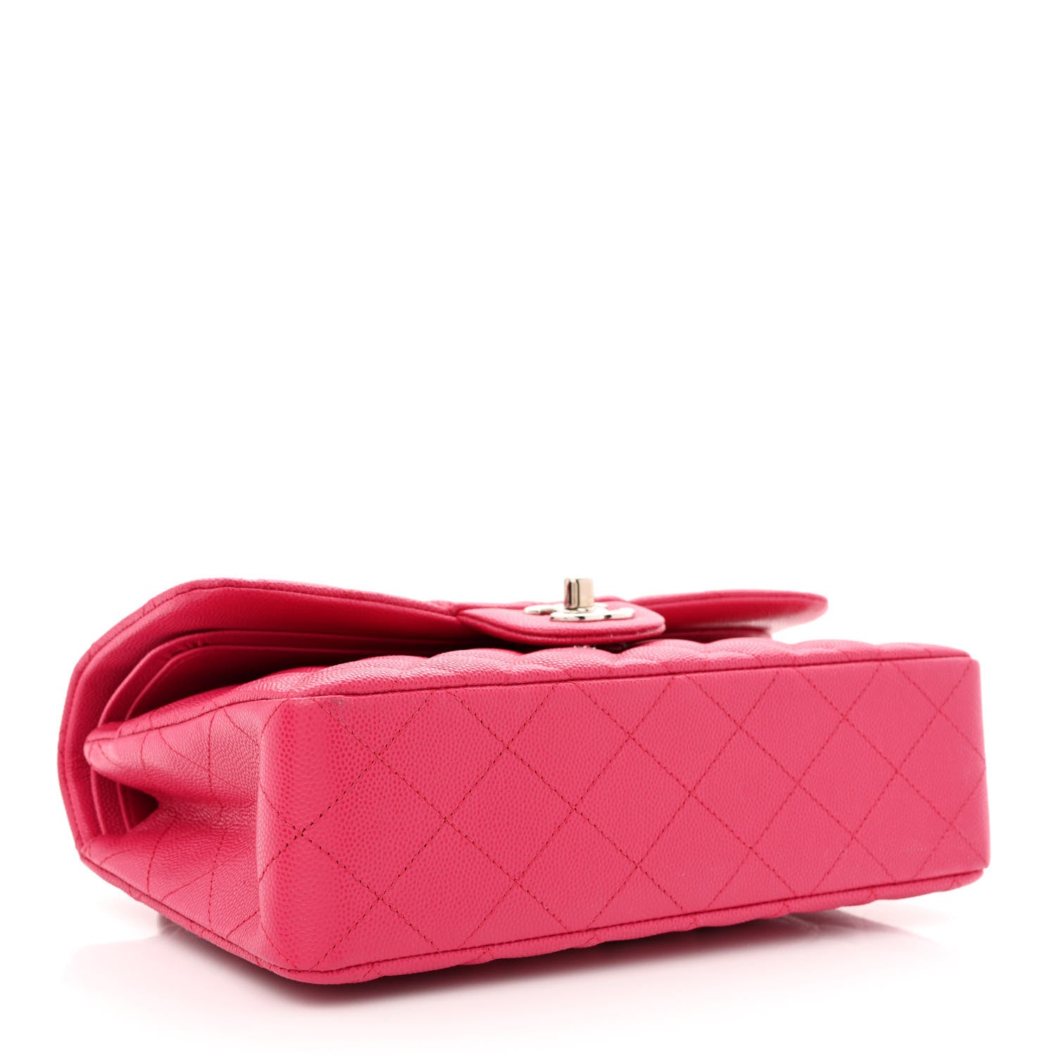 Chanel Caviar Quilted Small Double Flap Fuchsia 4 of 10