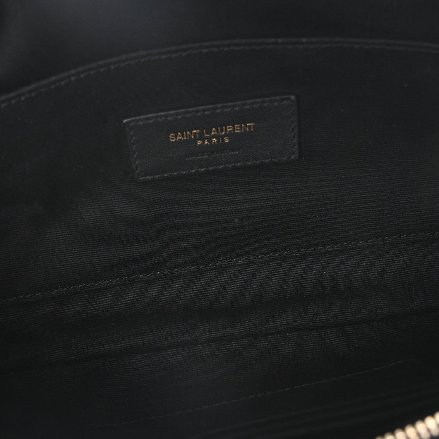 Saint Laurent Grain De Poudre Monogram Belt Bag Black 5 of 11
