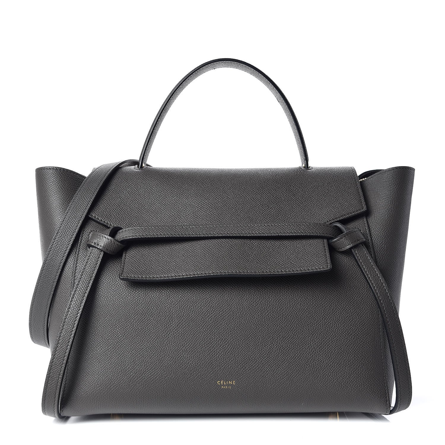 Celine Grained Calfskin Mini Belt Bag Grey 1 of 10