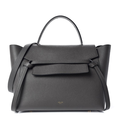 Celine Grained Calfskin Mini Belt Bag Grey 1 of 10