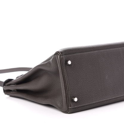 Hermes Togo Kelly Retourne 35 Graphite 8 of 14