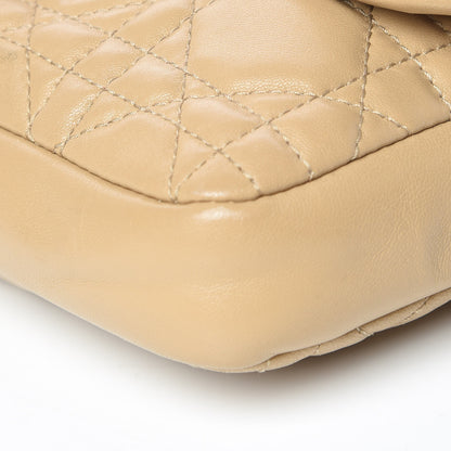 Christian Dior Lambskin Cannage New Lock Pouch Beige 10 of 11
