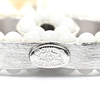 Chanel Pearl CC Long Necklace Silver 6 of 6