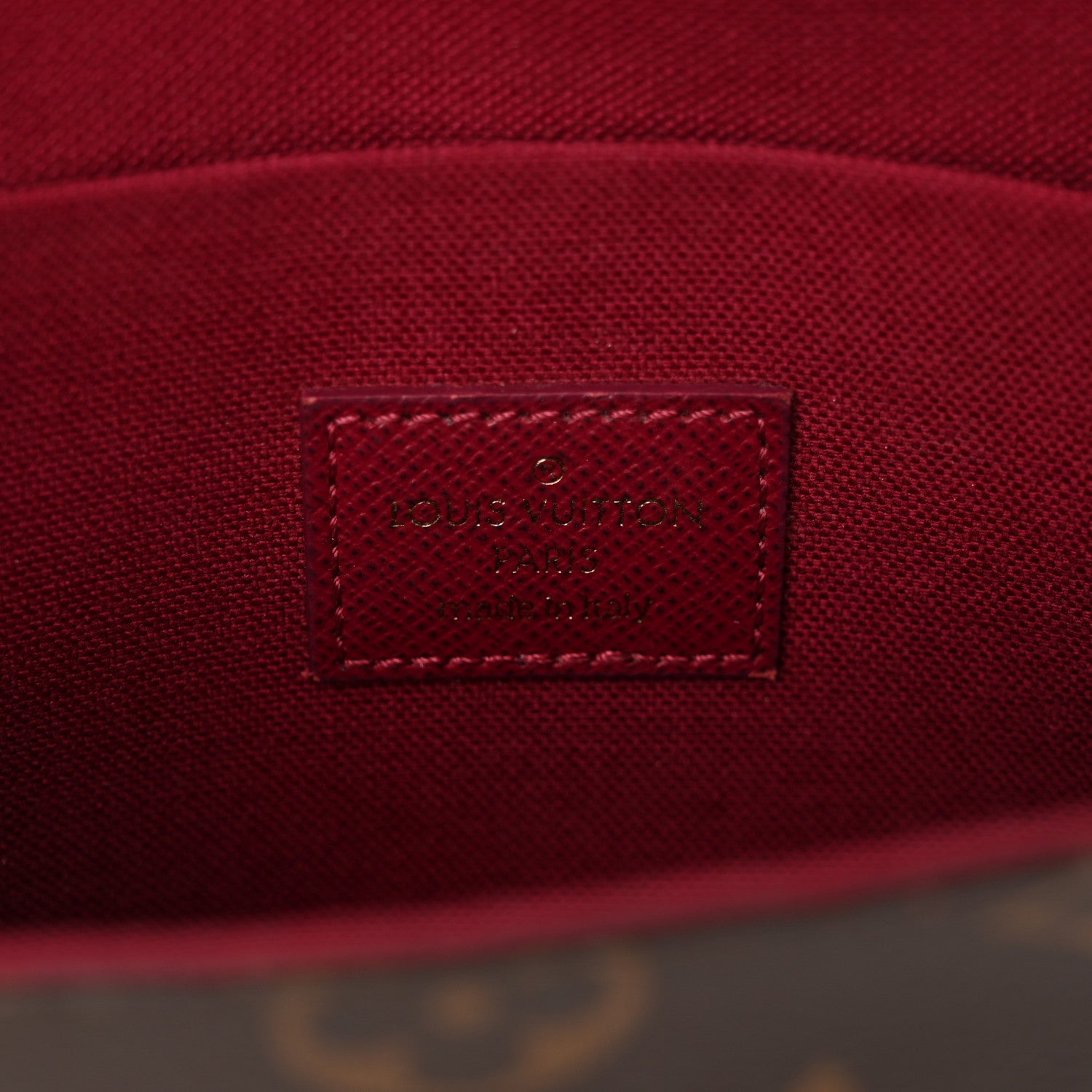 Louis Vuitton Monogram Pochette Felicie Chain Wallet Fuchsia 7 of 11