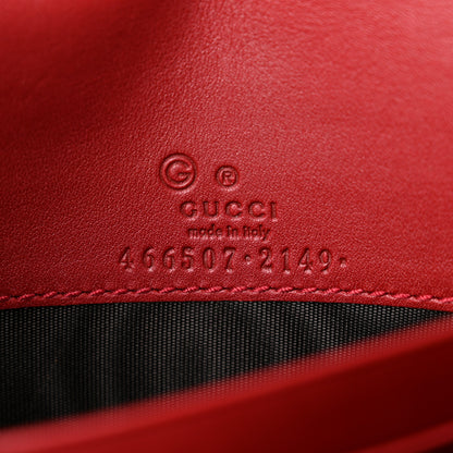 Gucci Microguccissima Crossbody Wallet Red 6 of 10