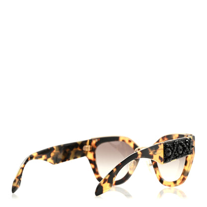Prada Acetate Bead Sunglasses SPR 10T Tortoise 4 of 9