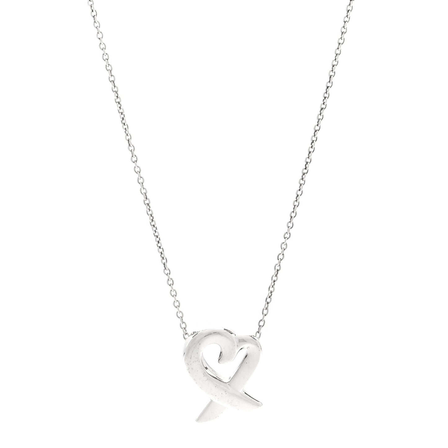 Sterling Silver Paloma Picasso Loving Heart Pendant Necklace