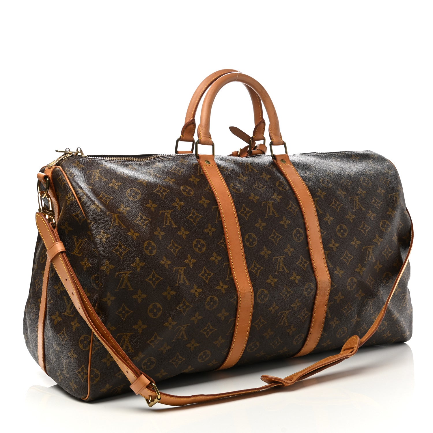 Louis Vuitton Monogram Keepall Bandouliere 55 3 of 15