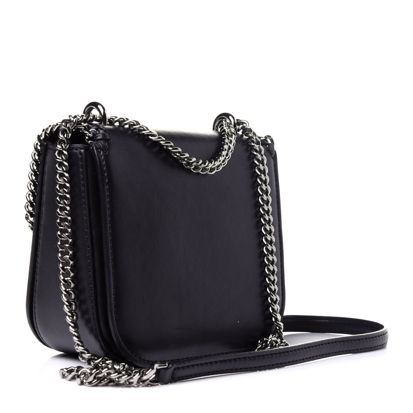 Eco Alter Nappa Medium Falabella Box Shoulder Bag Black