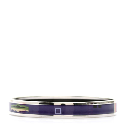 Hermes Enamel Printed Narrow Bracelet 62 3 of 6