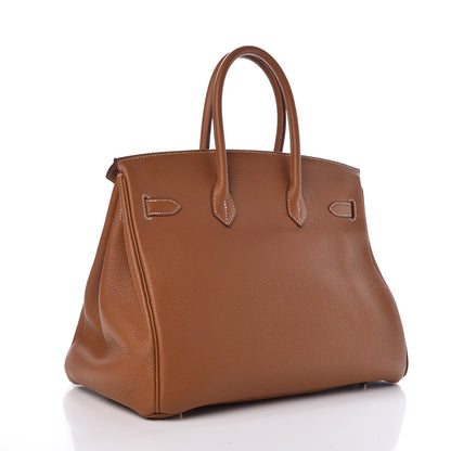 Hermes Togo Birkin 35 Gold 3 of 36