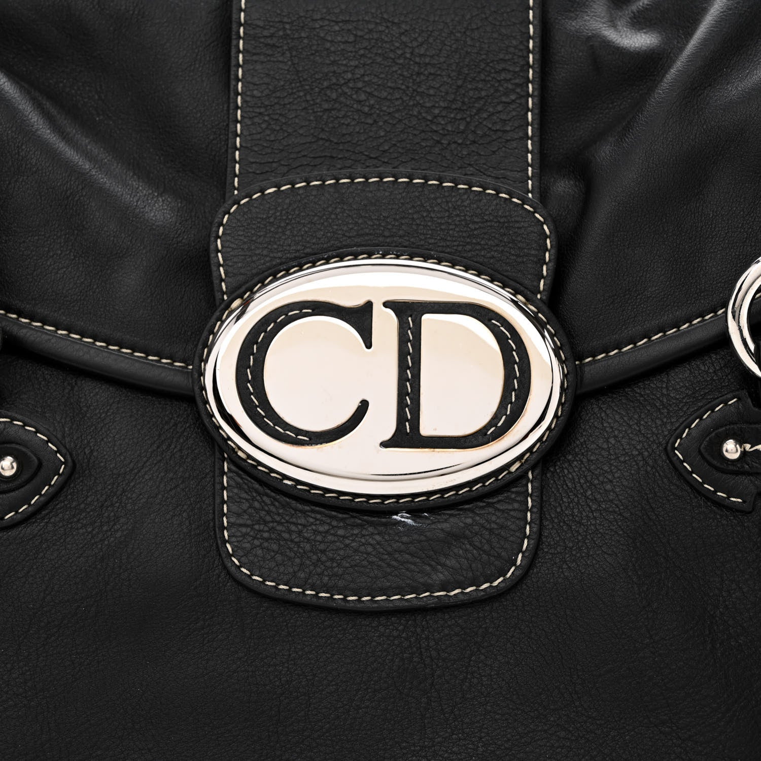 Christian Dior Calfskin Saint Germain Bag Black 7 of 11