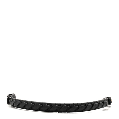 Loewe Calfskin Spiral Woven Short Strap Black 1 of 5