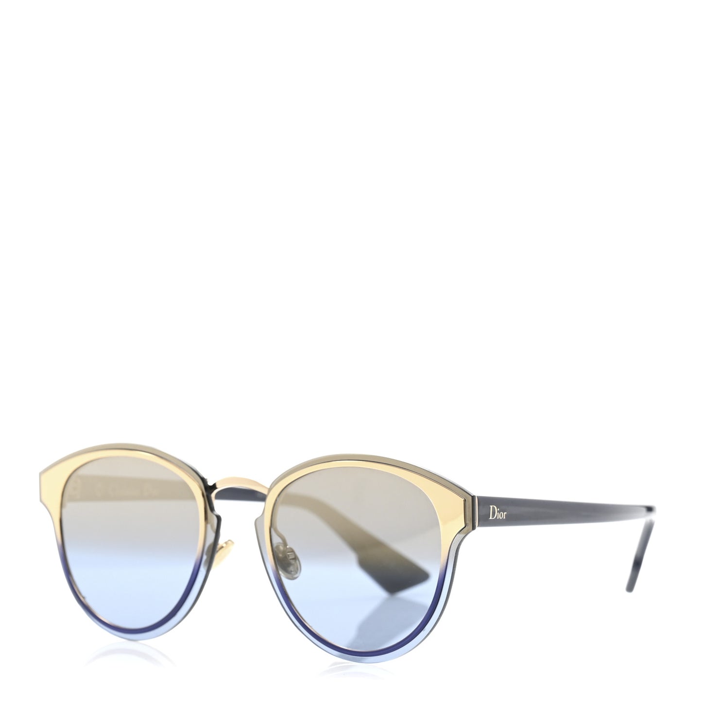Mirrored Nightfall Sunglasses Gradient Blue