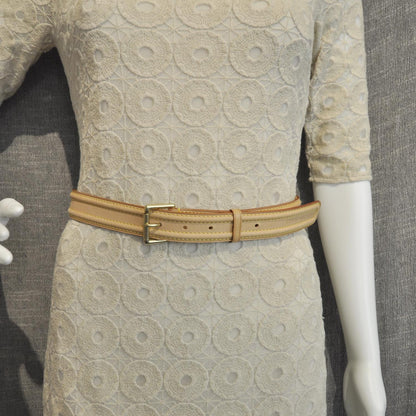 Louis Vuitton Vachetta Leather Belt 80 32 2 of 6