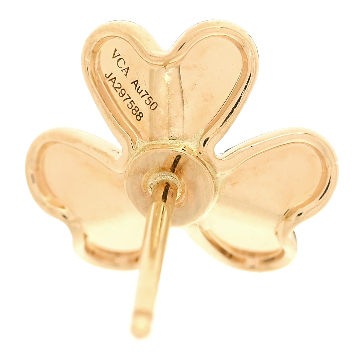 18K Yellow Gold Diamond Mini Frivole Earrings