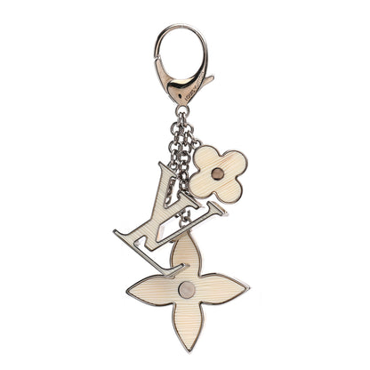 Louis Vuitton Fleur De Monogram Bag Charm Silver 1 of 5