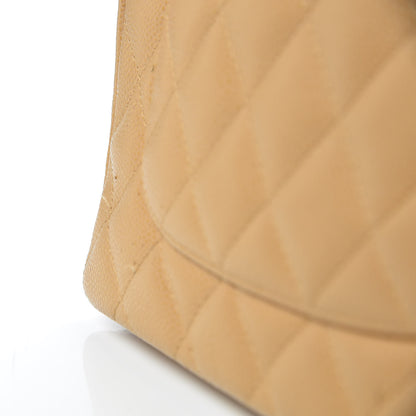 Chanel Caviar Quilted Petit Shopping Tote PST Dark Beige 14 of 14