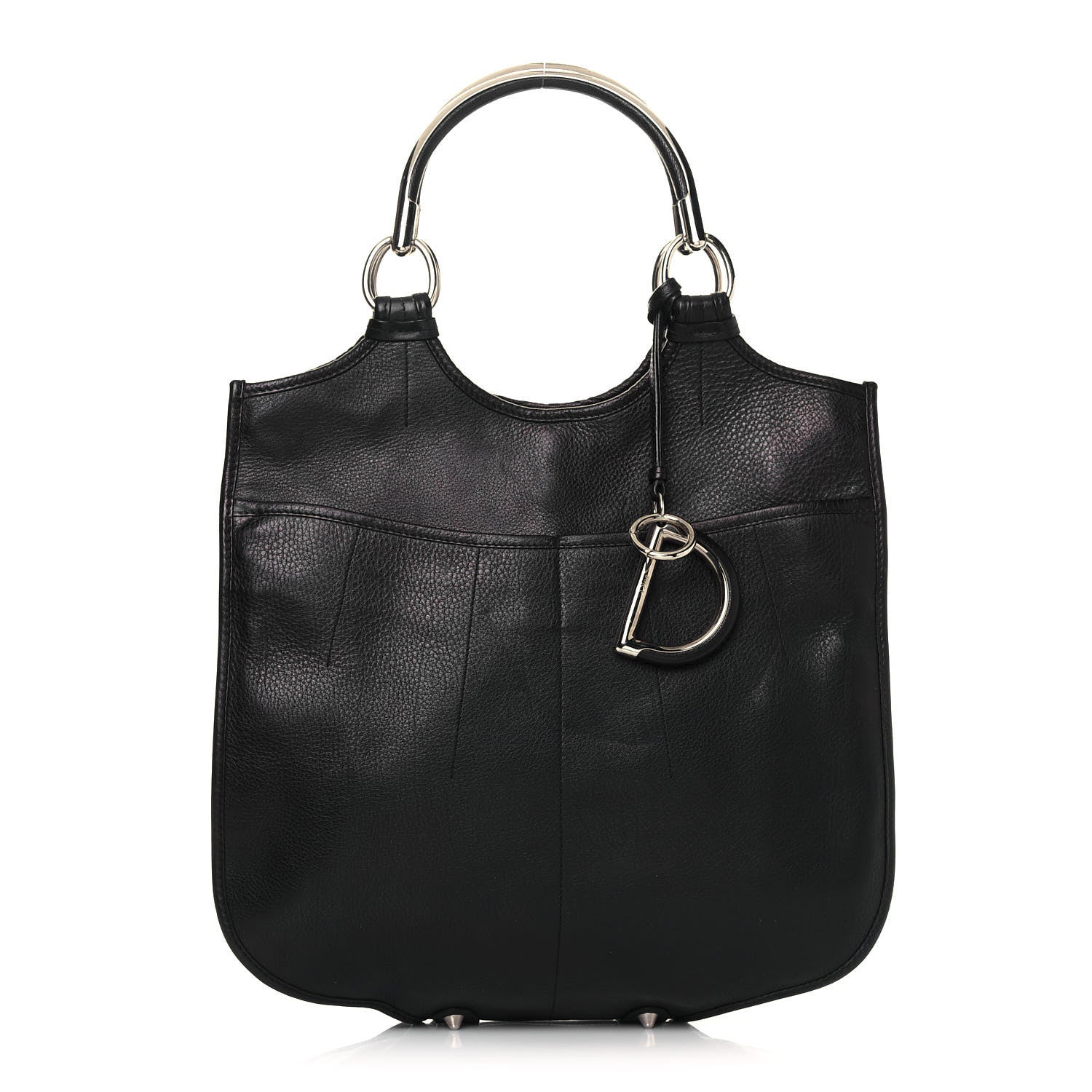 Christian Dior Calfskin 61 Tote Black 1 of 18