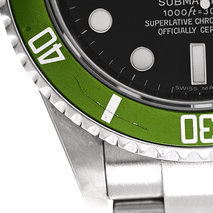Rolex Stainless Steel 40mm Oyster Perpetual Submariner Date 50th Anniversary Kermit Watch Black 16610LV 5 of 5