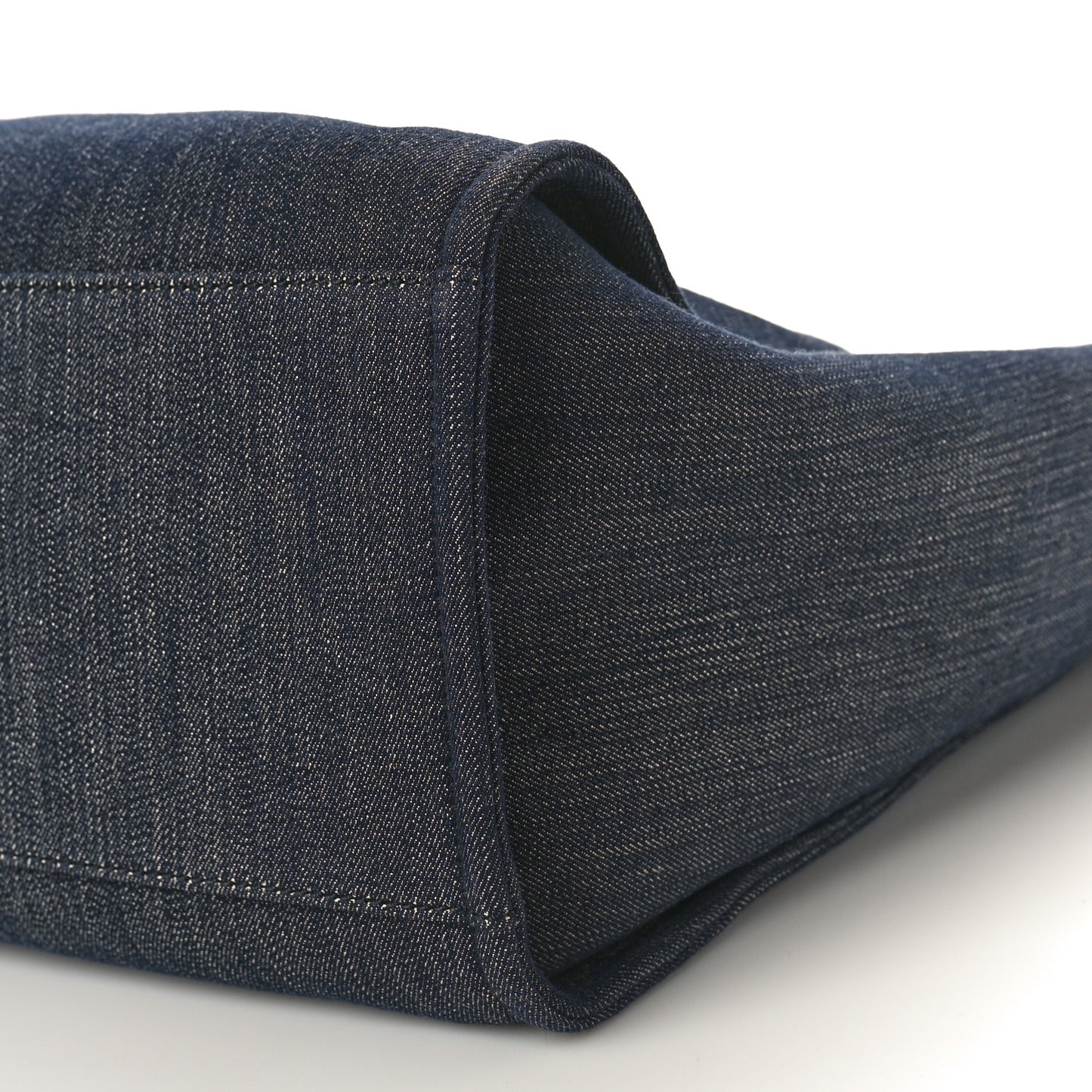 Denim Large Deauville Tote Dark Blue
