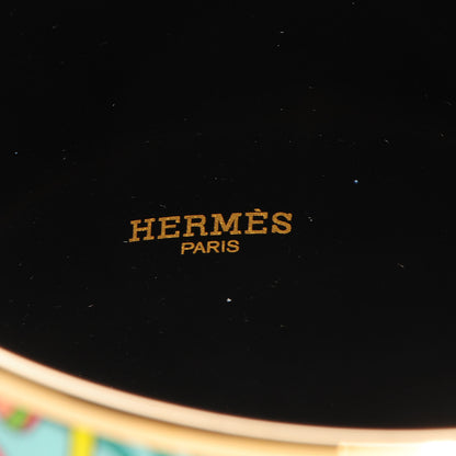 Hermes Enamel Printed Mega Wide Point d'Orgue Bracelet 70 4 of 6