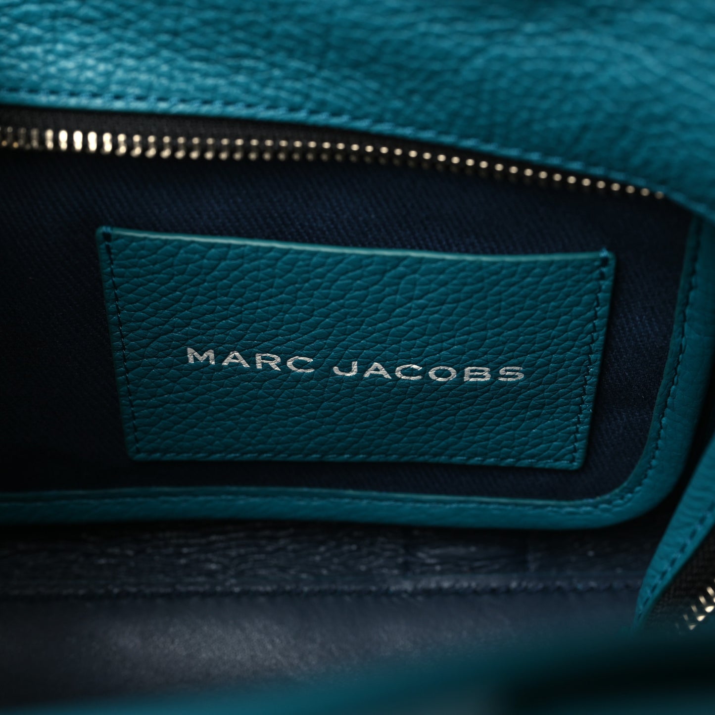 Grained Calfskin Small The Tote Bag Harbor Blue
