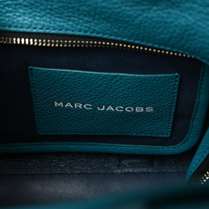 Marc Jacobs Grained Calfskin Small The Tote Bag Harbor Blue 5 of 8