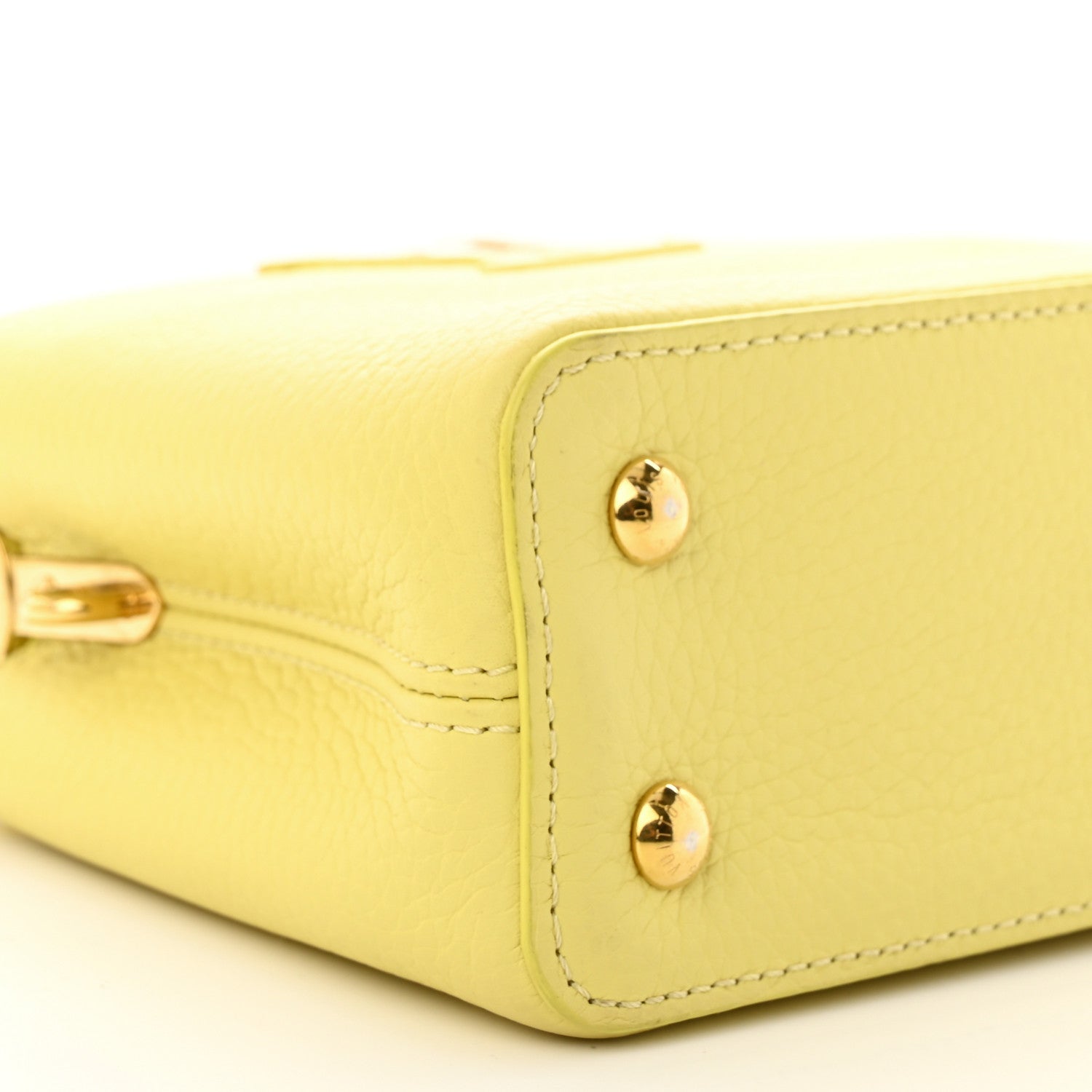 Louis Vuitton Taurillon Mini Chouchou Capucines Jaune 8 of 9