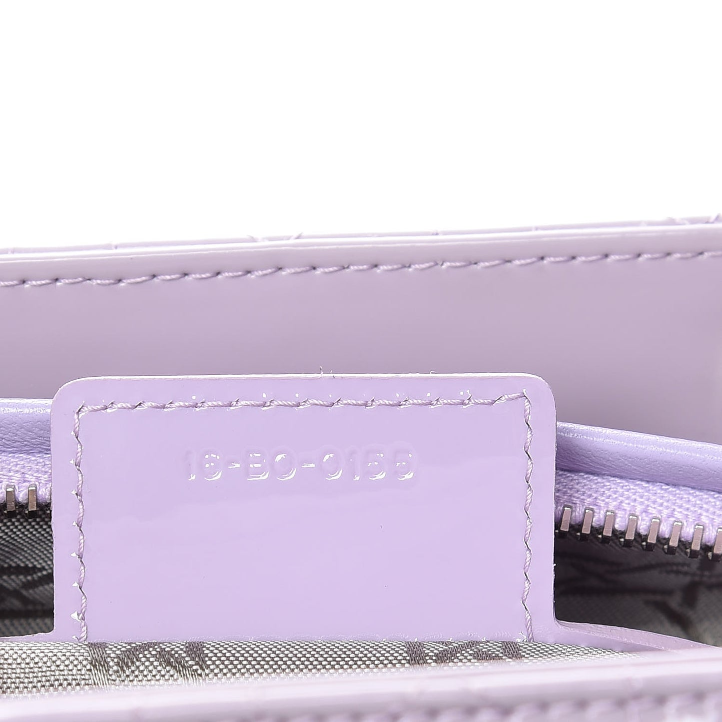 Patent Cannage Medium Lady Dior Lilac