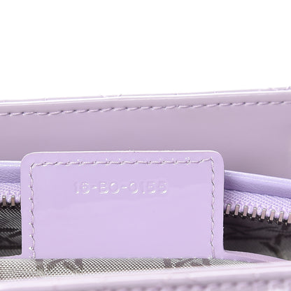 Christian Dior Patent Cannage Medium Lady Dior Lilac 12 of 12