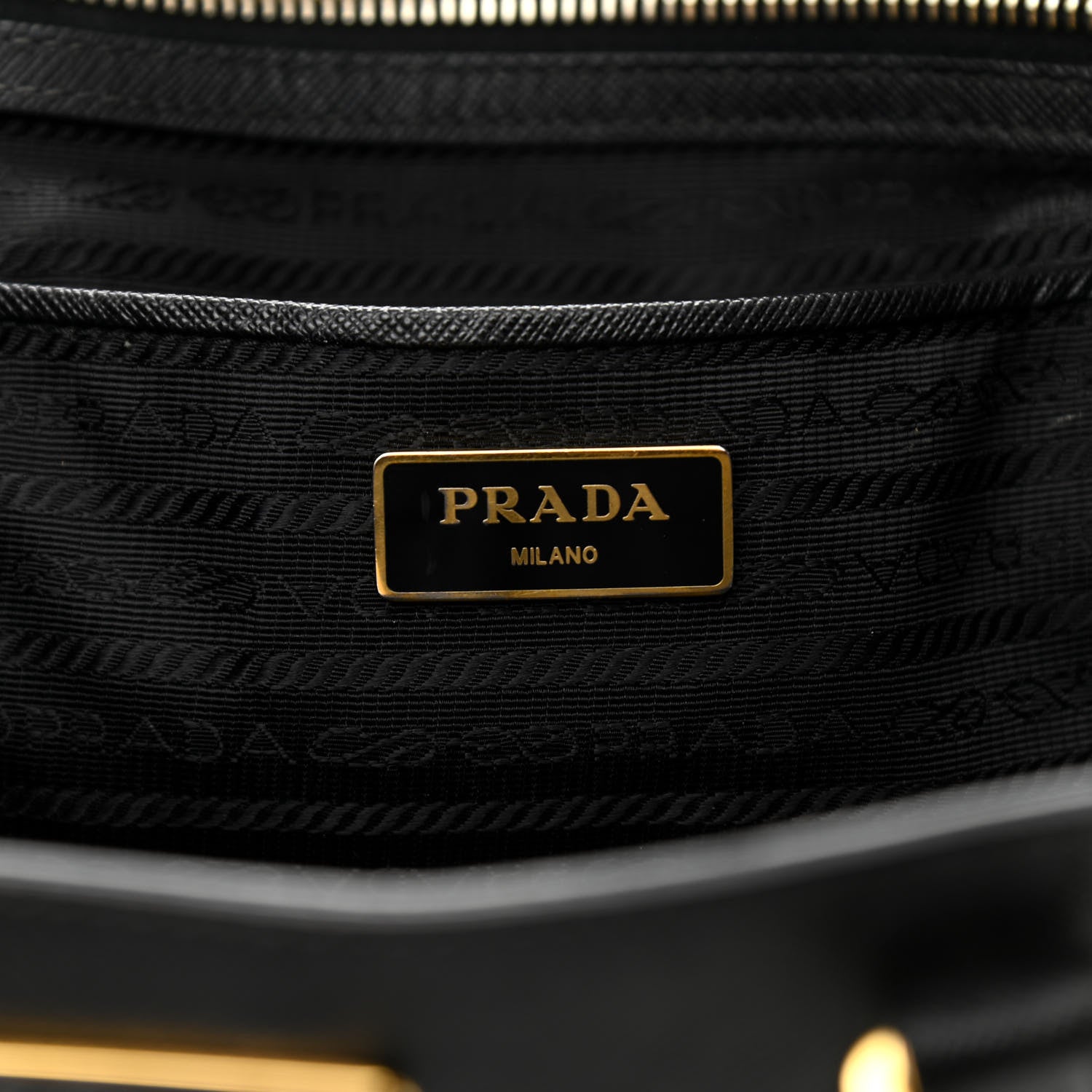 Prada Saffiano Lux Large Tote Black 5 of 7